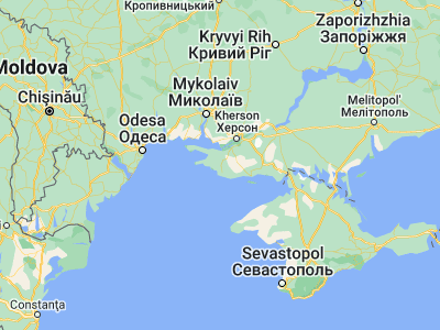 Map showing location of Bekhtery (46.25099, 32.29267)