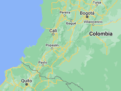 Map showing location of Belalcazar (2.65472, -75.99278)