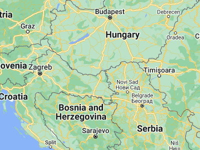Map showing location of Beli Manastir (45.77, 18.60361)