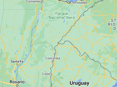 Map showing location of Bella Unión (-30.27522, -57.6007)