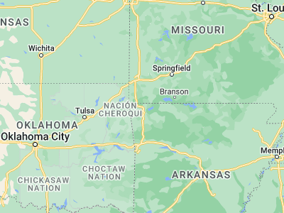 Map showing location of Bella Vista (36.42952, -94.2316)