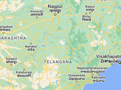 Map showing location of Bellampalli (19.05577, 79.493)