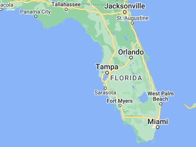 Map showing location of Belleair Beach (27.92308, -82.84316)