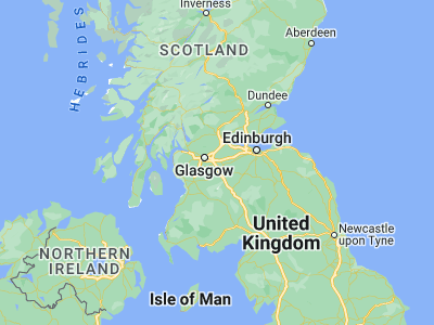 Map showing location of Bellshill (55.81667, -4.01667)