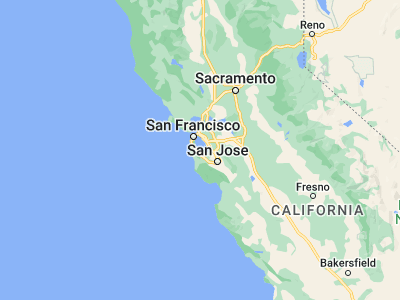 Map showing location of Belmont (37.52021, -122.2758)