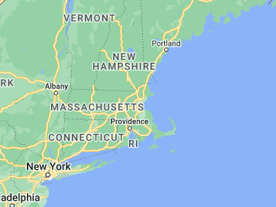 Map showing location of Belmont (42.39593, -71.17867)