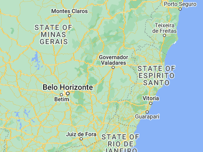 Map showing location of Belo Oriente (-19.22, -42.48361)