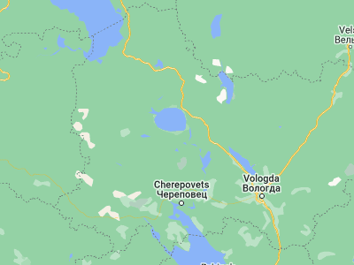 Map showing location of Belozërsk (60.0288, 37.8084)