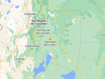 Map showing location of Beltrán (-27.82913, -64.06098)