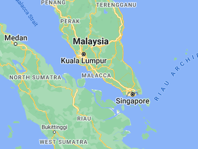 Map showing location of Bemban (2.2684, 102.3746)