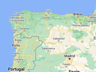 Map showing location of Benavente (42.00249, -5.67826)