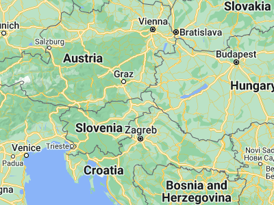 Map showing location of Benedikt v Slovenskih Goricah (46.60861, 15.88833)