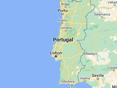 Map showing location of Benedita (39.4247, -8.96996)