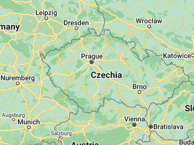 Map showing location of Benešov (49.78162, 14.68697)
