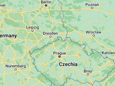 Map showing location of Benešov nad Ploučnicí (50.74159, 14.31239)