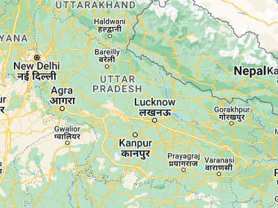 Map showing location of Benīganj (27.29293, 80.44364)