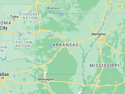 Map showing location of Benton (34.56454, -92.58683)