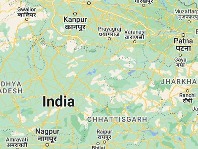 Map showing location of Beohāri (24.02335, 81.37812)