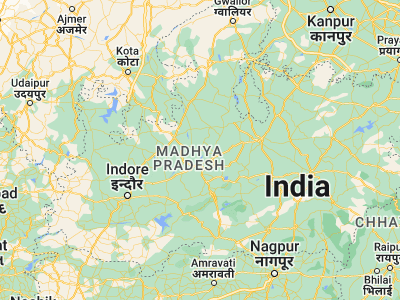 Map showing location of Berasia (23.63134, 77.43351)