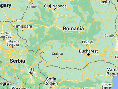 Map showing location of Berbeşti (44.98333, 23.88333)