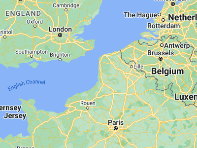 Map showing location of Berck-Plage (50.40704, 1.56446)