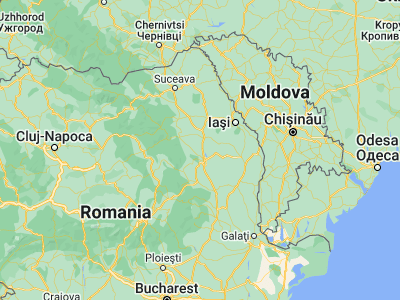Map showing location of Bereşti-Bistriţa (46.71667, 26.83333)