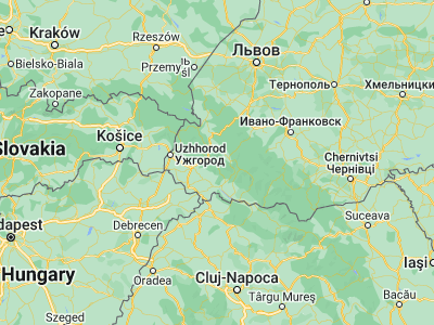Map showing location of Bereznyky (48.51406, 23.21982)
