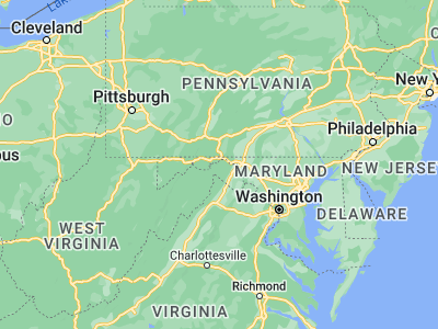 Map showing location of Berkeley Springs (39.6248, -78.22472)