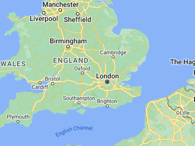 Map showing location of Berkhamsted (51.7604, -0.56528)