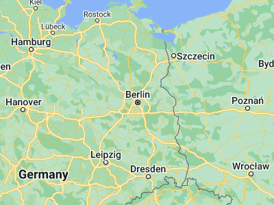 Map showing location of Berlin (52.52437, 13.41053)