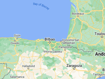 Map showing location of Bermeo (43.42088, -2.72152)