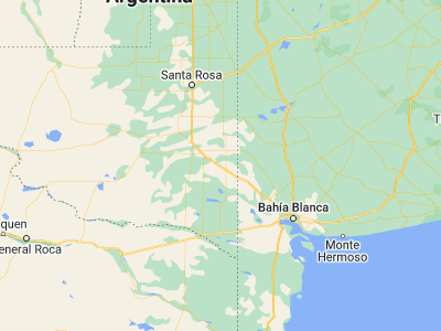 Map showing location of Bernasconi (-37.90459, -63.7424)