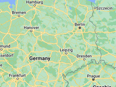 Map showing location of Bernburg (51.79464, 11.7401)
