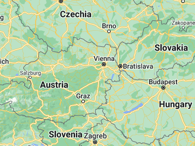 Map showing location of Berndorf (47.94567, 16.10973)