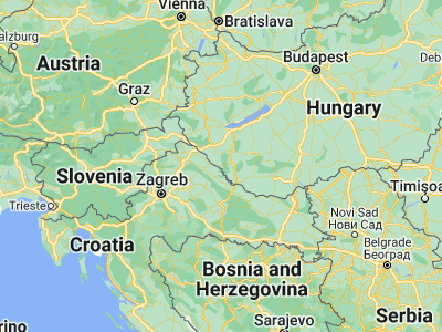 Map showing location of Berzence (46.20908, 17.1481)