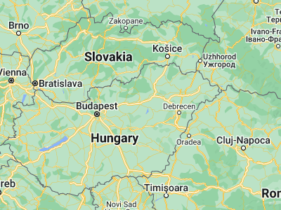 Map showing location of Besenyőtelek (47.7, 20.43333)