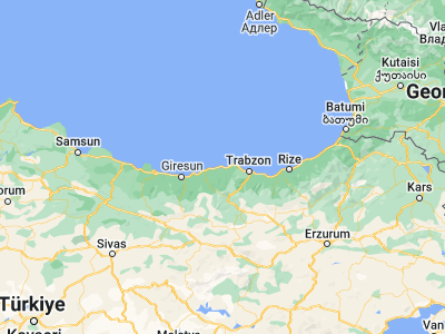Map showing location of Beşikdüzü (41.05199, 39.22844)