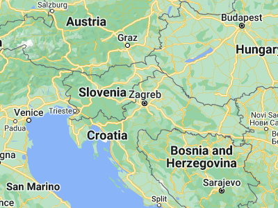 Map showing location of Bestovje (45.80833, 15.81667)