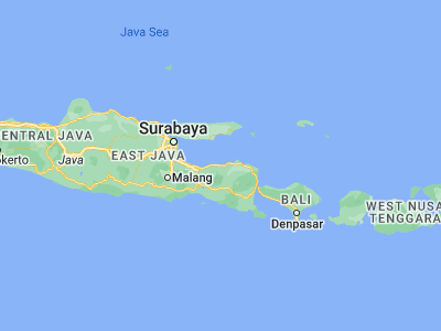 Map showing location of Besuki (-7.73379, 113.69785)
