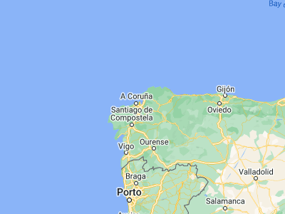 Map showing location of Betanzos (43.28042, -8.21467)