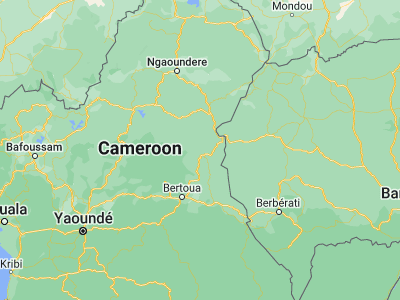 Map showing location of Bétaré Oya (5.6, 14.08333)
