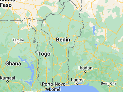Map showing location of Bétérou (9.19916, 2.25855)