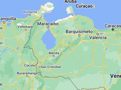 Map showing location of Betijoque (9.37568, -70.73131)