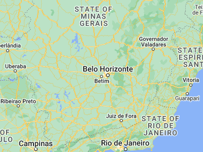 Map showing location of Betim (-19.96778, -44.19833)