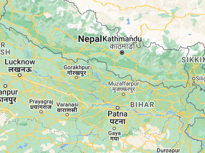 Map showing location of Bettiah (26.8024, 84.49873)