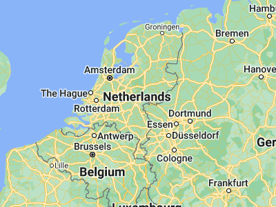 Map showing location of Beuningen (51.86083, 5.76667)