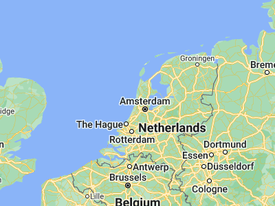 Map showing location of Beverwijk (52.48333, 4.65694)