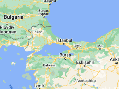 Map showing location of Beylikdüzü (40.982, 28.6399)