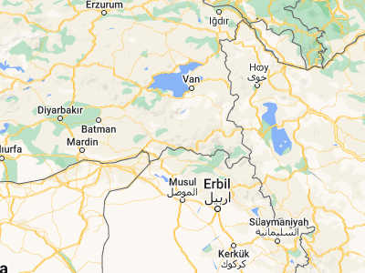 Map showing location of Beytüşşebap (37.56944, 43.16806)