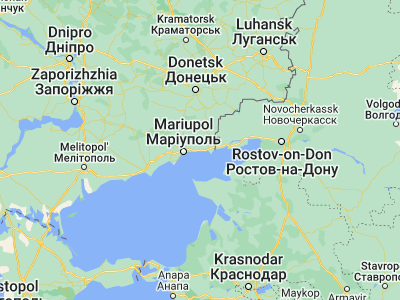 Map showing location of Bezimenne (47.10716, 37.93815)